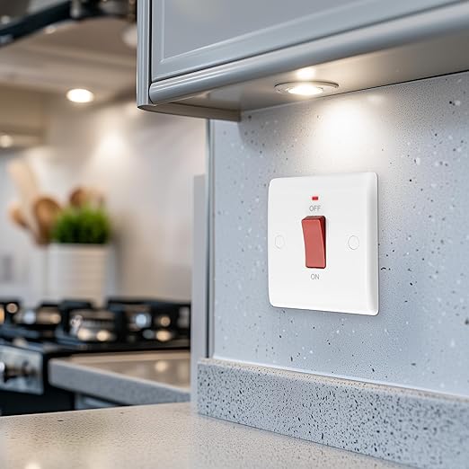 Cooker Switch 45A with Neon