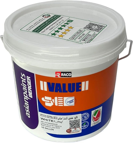 Stucco Extra Mix Water Based Putty Filler White  -Gallon